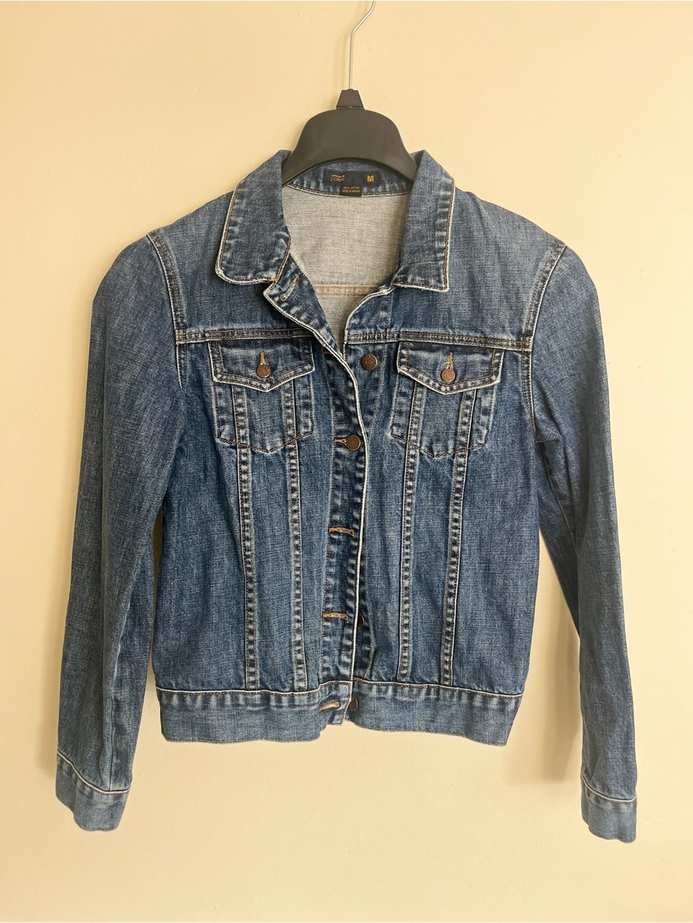 J.crew Classic Blue Denim Jacket